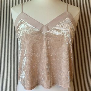 Crushed Velvet Tank Top